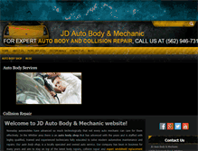 Tablet Screenshot of jdautobodymechanic.com